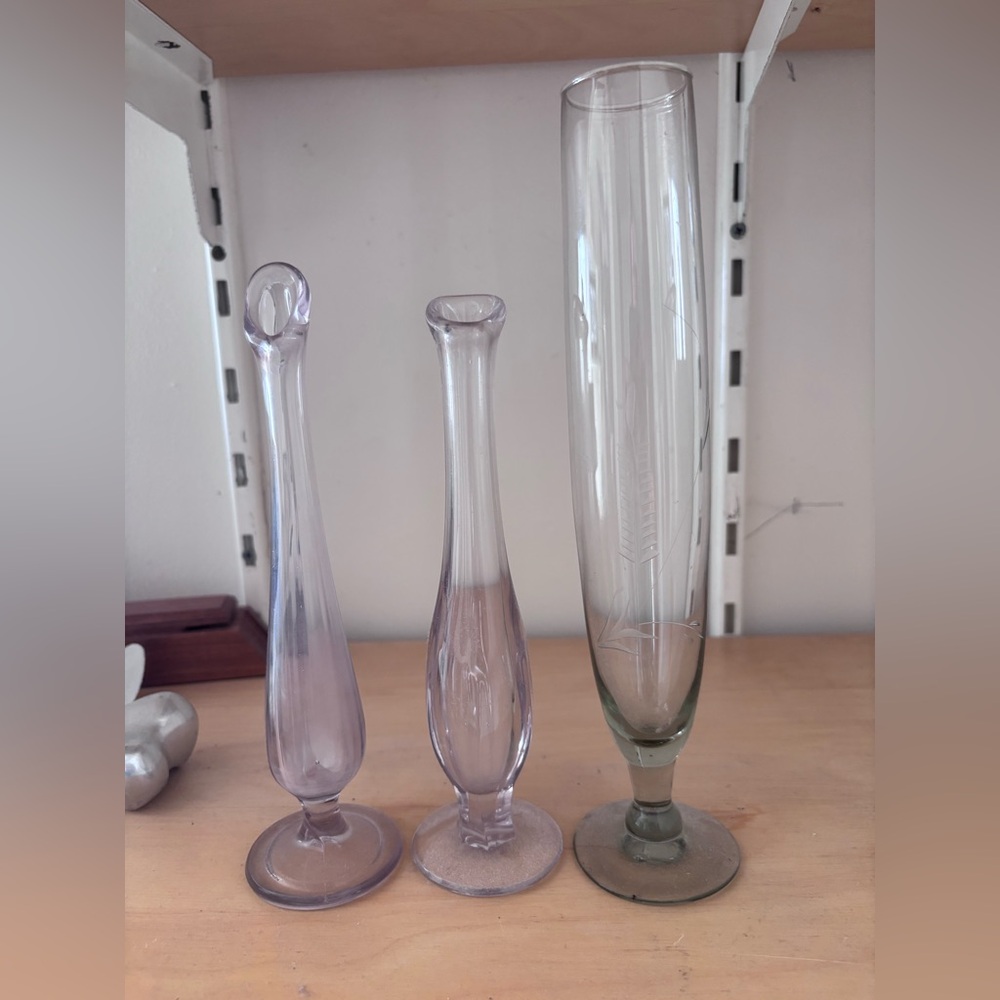 Delicate Glass Bud Vase - Home Accents
